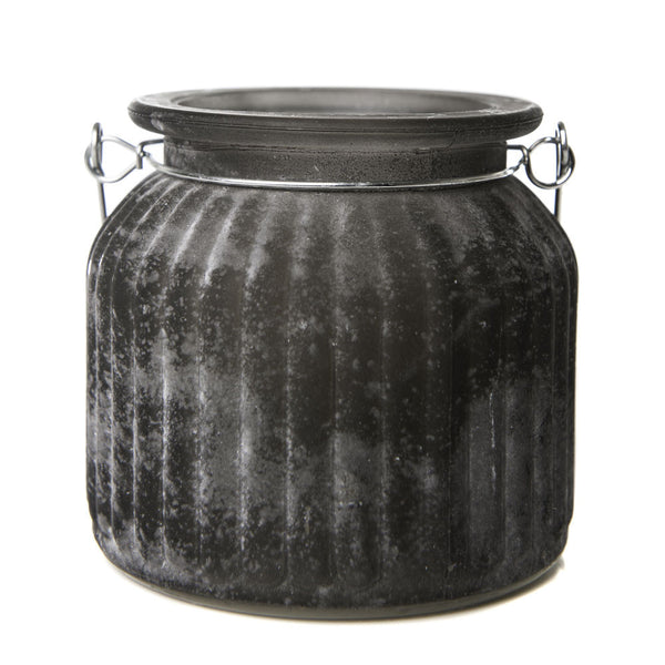 Charcoal Sea Glass Jar Flameless Candle Charcoal Sea Glass Jar Flameless Candle - The Amazing Flameless Candle
