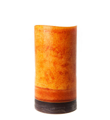Tri-Tone Pumpkin Flameless Candle Pillars - The Amazing Flameless Candle