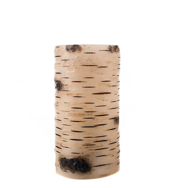 Birch Bark Flameless Pillar Candles - The Amazing Flameless Candle