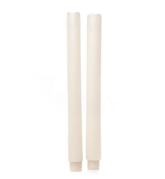 Smooth Ivory Recessed Taper - The Amazing Flameless Candle