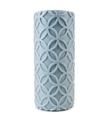 Medallion Light Blue Flameless Candle - The Amazing Flameless Candle