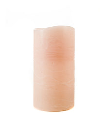 Taupe Distressed Flameless Pillar Candles - The Amazing Flameless Candle