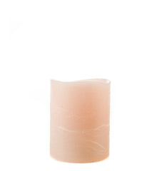 Taupe Distressed Flameless Pillar Candles - The Amazing Flameless Candle