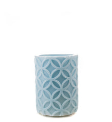 Medallion Light Blue Flameless Candle - The Amazing Flameless Candle