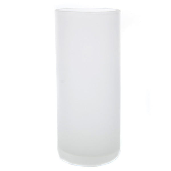 Tall (4.75") Frosted Glass Cylinder Candle Holder - The Amazing Flameless Candle