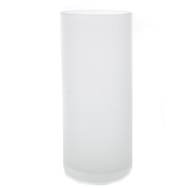 Tall (4.75") Frosted Plastic Cylinder Candle Holder - The Amazing Flameless Candle