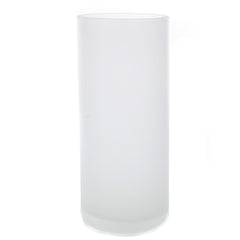 Tall (4.75") Frosted Plastic Cylinder Candle Holder - The Amazing Flameless Candle