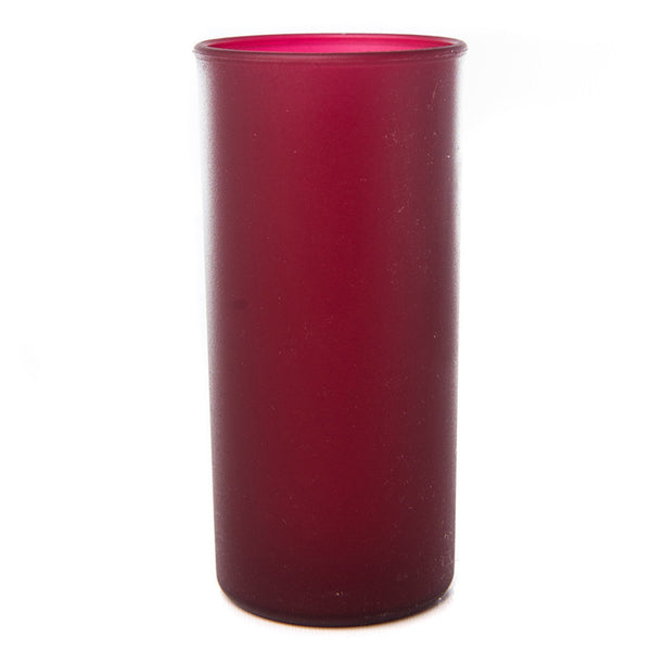 Tall (4.75") Frosted Glass Cylinder Candle Holder - The Amazing Flameless Candle