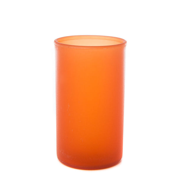 Small (3.5") Frosted Plastic Cylinder Candle Holder - The Amazing Flameless Candle