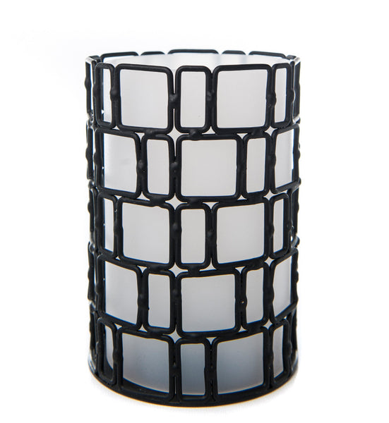 Grid Iron Acrylic Tea Light Holder - The Amazing Flameless Candle