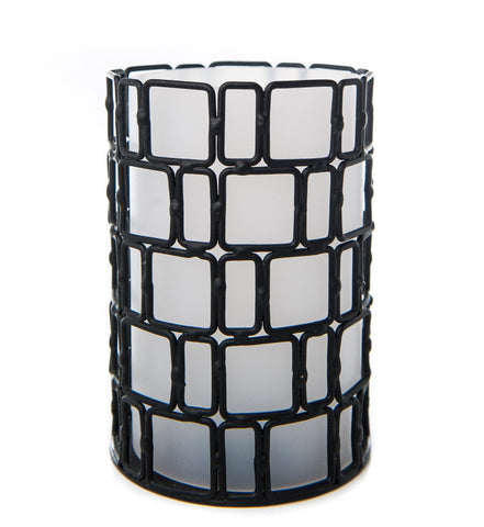 Grid Iron Acrylic Tea Light Holder