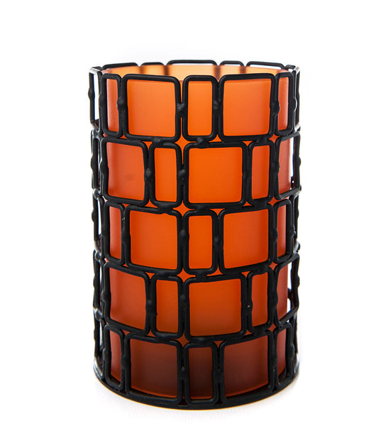 Grid Iron Acrylic Tea Light Holder - The Amazing Flameless Candle