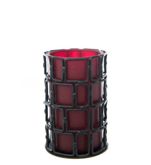 Grid Iron Acrylic Tea Light Holder - The Amazing Flameless Candle