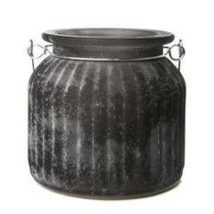 Charcoal Sea Glass Jar Flameless Candle - The Amazing Flameless Candle