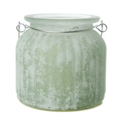 Mint Green Sea Glass Jar Flameless Candle - The Amazing Flameless Candle