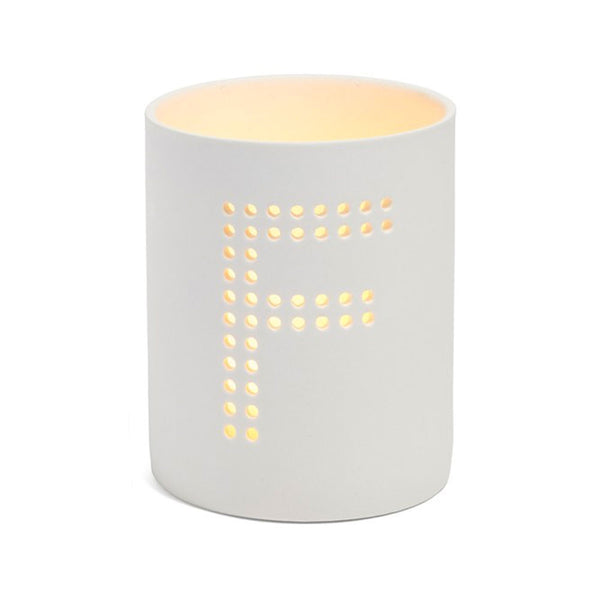 Monogram Ceramic Jar Flameless Candle - The Amazing Flameless Candle