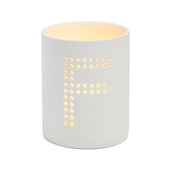 Monogram Ceramic Jar Flameless Candle - The Amazing Flameless Candle