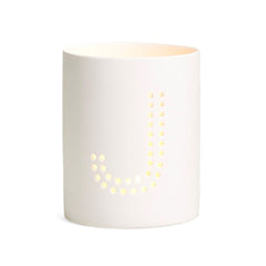 Monogram Ceramic Jar Flameless Candle - The Amazing Flameless Candle