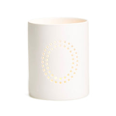Monogram Ceramic Jar Flameless Candle - The Amazing Flameless Candle