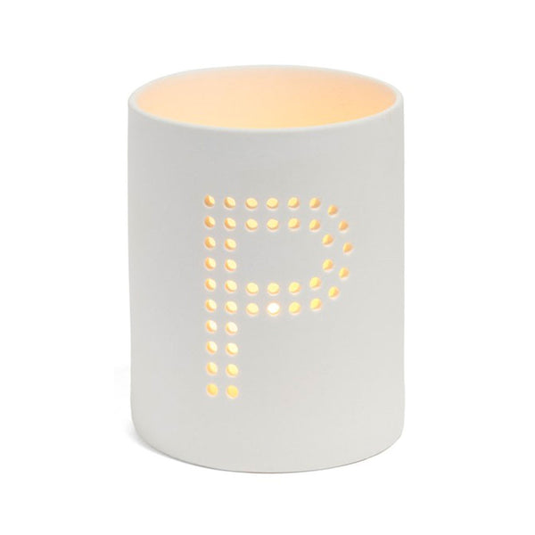 Monogram Ceramic Jar Flameless Candle - The Amazing Flameless Candle