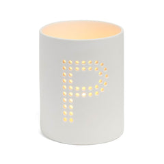 Monogram Ceramic Jar Flameless Candle - The Amazing Flameless Candle