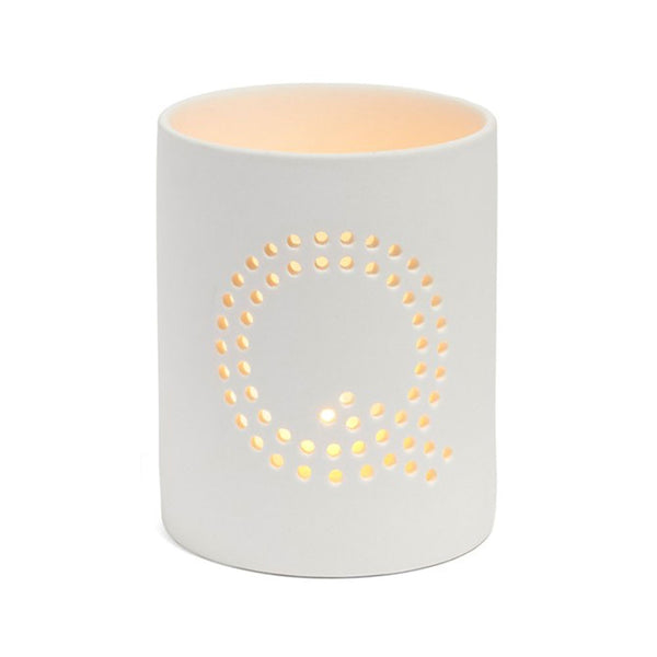Monogram Ceramic Jar Flameless Candle - The Amazing Flameless Candle