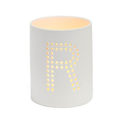 Monogram Ceramic Jar Flameless Candle - The Amazing Flameless Candle