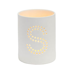 Monogram Ceramic Jar Flameless Candle - The Amazing Flameless Candle