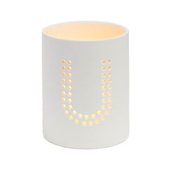 Monogram Ceramic Jar Flameless Candle - The Amazing Flameless Candle