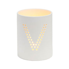 Monogram Ceramic Jar Flameless Candle - The Amazing Flameless Candle