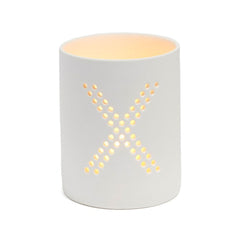 Monogram Ceramic Jar Flameless Candle - The Amazing Flameless Candle