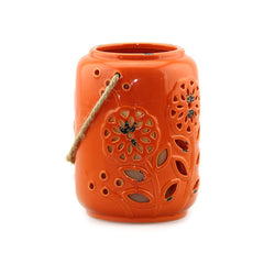 Ceramic Flower Flameless Candle Lantern - The Amazing Flameless Candle