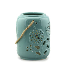 Ceramic Flower Flameless Candle Lantern - The Amazing Flameless Candle