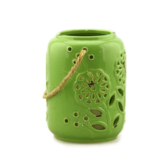 Ceramic Flower Flameless Candle Lantern - The Amazing Flameless Candle
