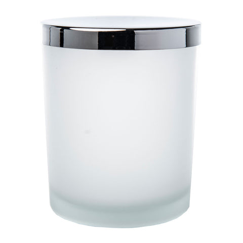 Nickel Covered Candle Lamp