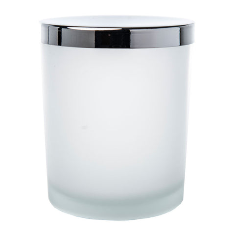 Nickel Covered Candle Lamp