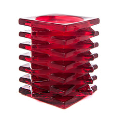 Stacked Glass Candle Holder - The Amazing Flameless Candle