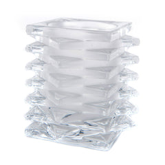 Stacked Glass Candle Holder - The Amazing Flameless Candle