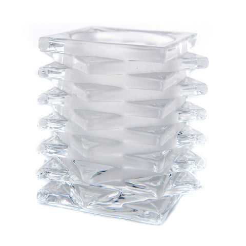 Stacked Glass Candle Holder