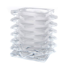 Stacked Glass Candle Holder - The Amazing Flameless Candle