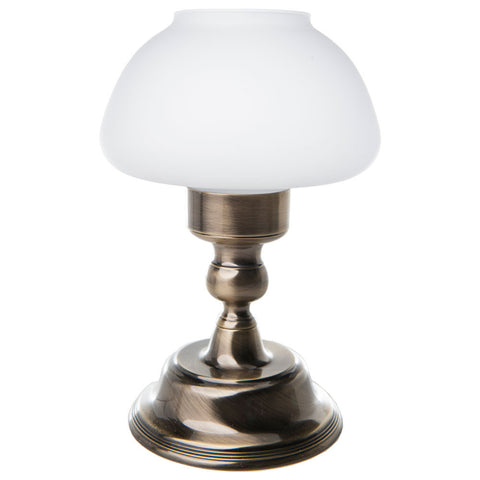 Antique Brass Mushroom Candle Lamp