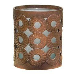 Bronze Copper Caviar Candle Holder - Resort Vessels