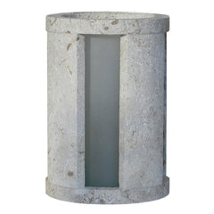 Round Core Stone Candle Holder - Resort Vessels