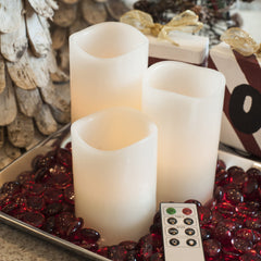 Smooth Ivory LED Candles by Luminescence - The Amazing Flameless Candle