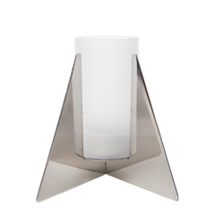 Nickel Plated Winged Candle Lamp - The Amazing Flameless Candle