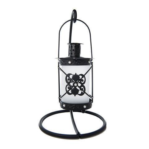 Black Hanging Iron Lantern