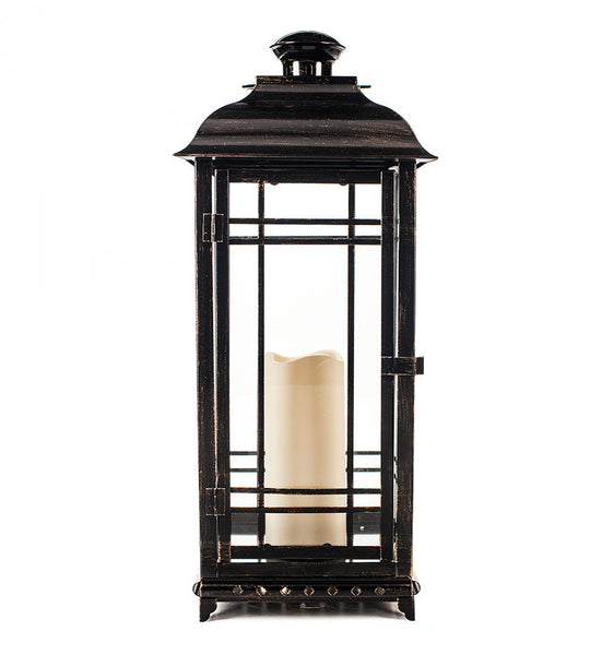 All-Weather Metal Flameless Candle Lantern - The Amazing Flameless Candle