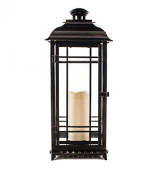 All-Weather Metal Flameless Candle Lantern - The Amazing Flameless Candle