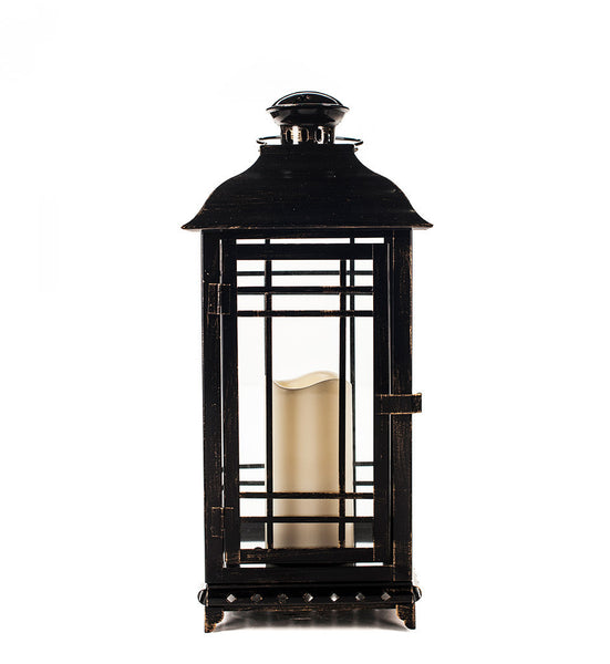 All-Weather Metal Flameless Candle Lantern - The Amazing Flameless Candle