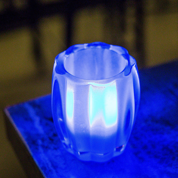 Waves Glass Candle Holder